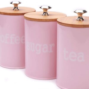 Metal Food Storage Pink